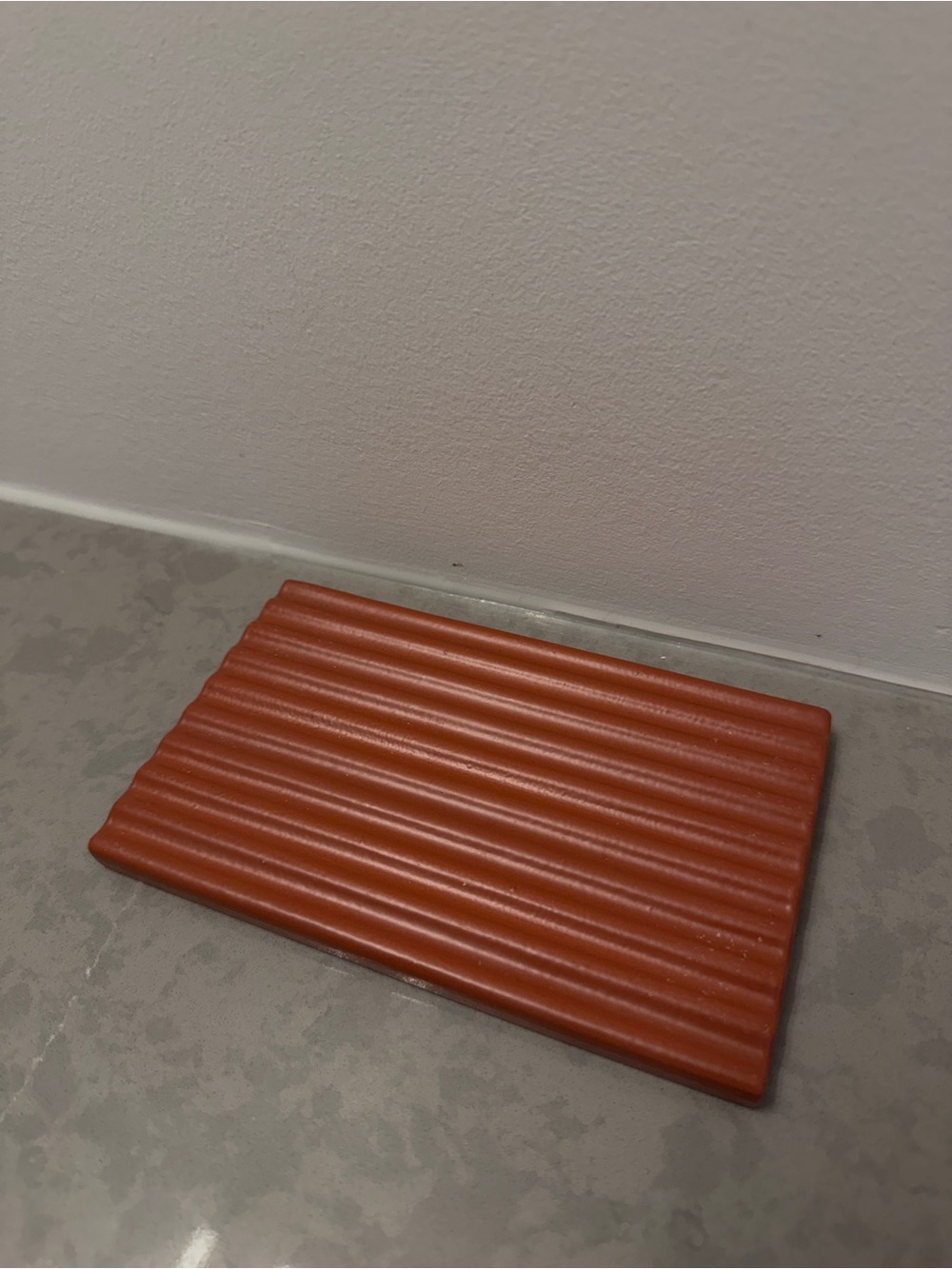 LOEWE Ribbed Ceramic Soap Dish